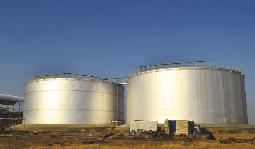 Molasses Tanks photograph from the Siddhi Enterprises company profile